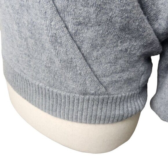 Rachel Zoe Cozycore Basic Everyday Soft Relax Wool Blend Wrap Sweater Size Small - Picture 9 of 13